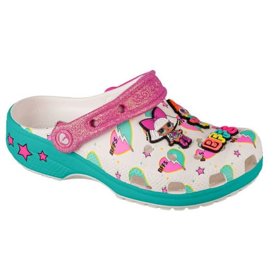 Crocs Dreváky biela Lol Surprise Bff Girls Classic Clog