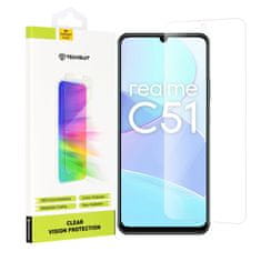 Techsuit ochranné sklo 9H pre Realme C51/Note 50 - Transparentná KP31005