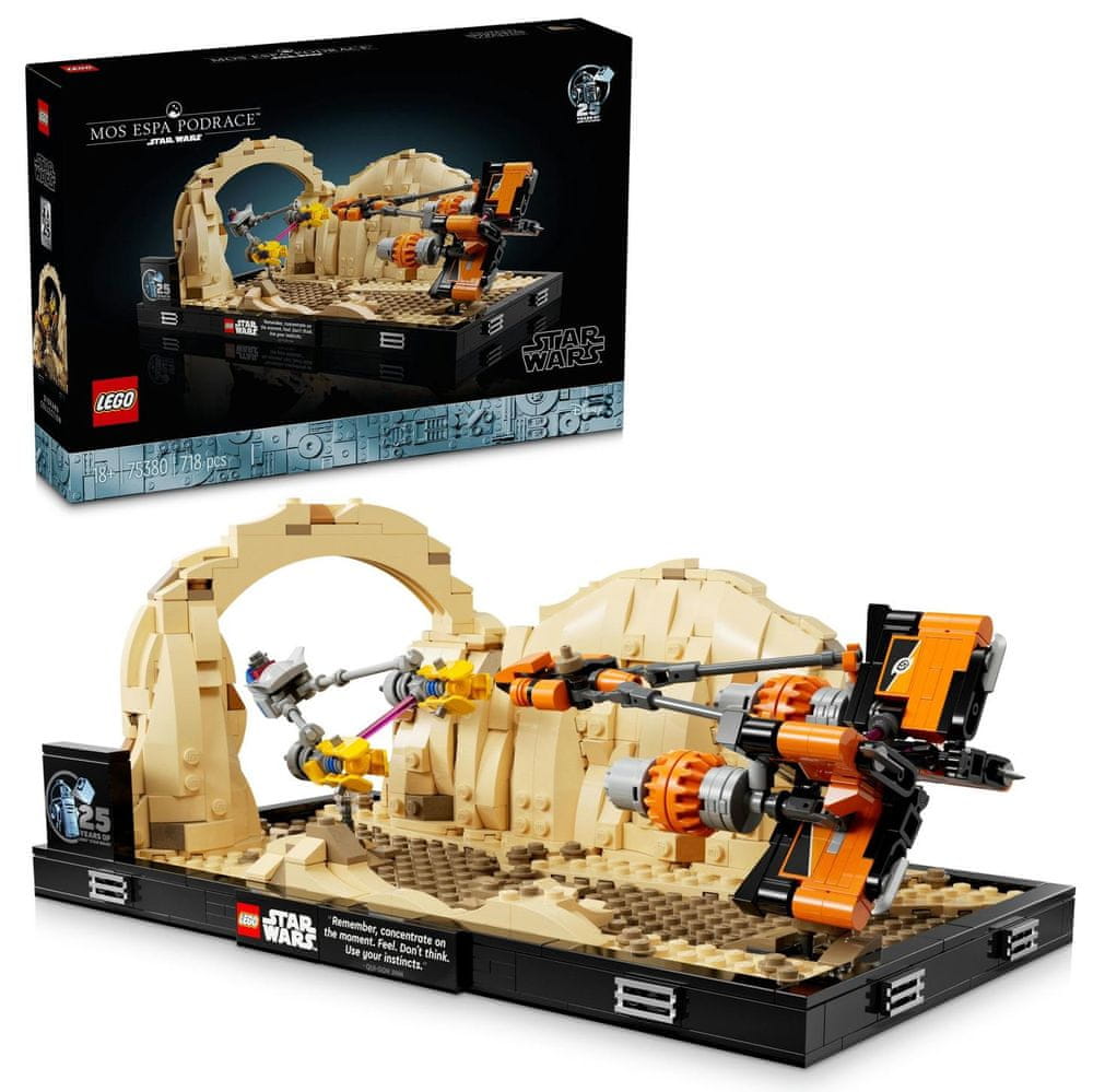 LEGO Star Wars 75380 Preteky klzákov v Mos Espa – dioráma