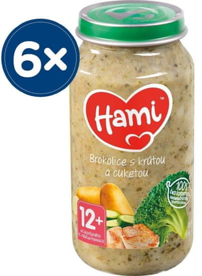 Hami Brokolica a morčacie prsia 6 x 250 g