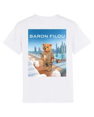 Baron Filou Tričko BARON FILOU pánske Organic Filou LVI White backprint M