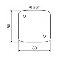 Kopos Podložka izolačná KOPOS PI80T (80x80x5mm) nehorľavá