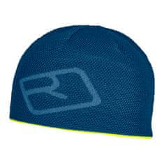 Ortovox Čiapka Ortovox Merino Logo Knit Beanie petrol blue