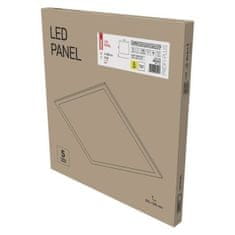 EMOS LED panel 60×60, štvorcový vstavaný biely, 40W neutrálna b., Emergency