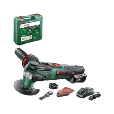 Bosch akumulátorové multifunkční nářadí AdvancedMulti 18 Set (1x2,5 Ah) (0.603.104.001)