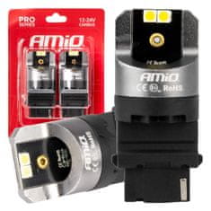 AMIO Canbus LED žiarovky pro séria p27w 4x3030 smd biela 12v 24v amio-03587