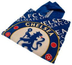 FAN SHOP SLOVAKIA Pončo Chelsea FC s kapucňou, modré, 60x120 cm