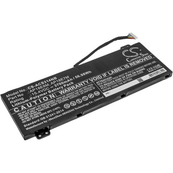 CameronSino Batéria pre Acer Aspire 7, Nitro 5 a 7, Conceptd 3 a 5, Predator Helios a Triton a ďalšie, 3700 mAh, Li-Pol