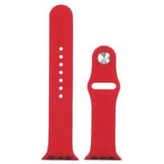 BB-Shop Silikónový remienok pre Apple Watch červený 1 2 3 4 5 6 7 8 9 SE 38, 40, 41 mm