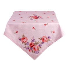 Clayre & Eef obrus DOTTY ROSE 100x100 cm