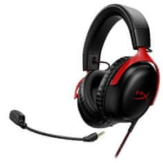 HyperX Cloud III, červená (727A9AA)