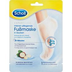 Scholl Vyživujúce maska na nohy s makadamovými olejom Expert Care (Foot Mask) 1 pár