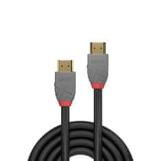 Kábel HDMI M/M 0.3m, Ultra High Speed+Eth, 4K@60Hz, HDMI 2.0, 18G, G pozl. kon., čierny, Anthra Line