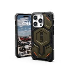 UAG Monarch Pro MagSafe, kevlar element green - iPhone 15 Pro