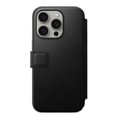 Nomad Modern Leather Folio, black - iPhone 15 Pro