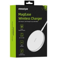 Innostyle Innostyle Magease Indukčná Bezdrôtová Nabíjačka Pre Iphone Magsafe Magease 15W Biela