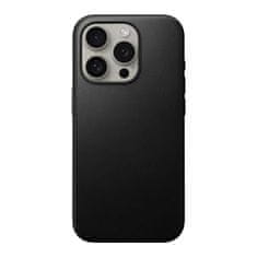 Nomad Modern Leather Case, black - iPhone 15 Pro