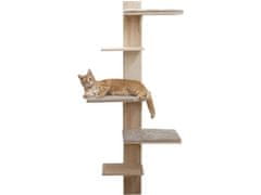 Kerbl Škrabadlo pre mačky TIMBER - mačacie strom na stenu 150 cm