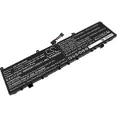 CameronSino Batéria pre Lenovo Thinkpad P1, P1 Gen 1, X1 Extreme, 5150 mAh, Li-Pol