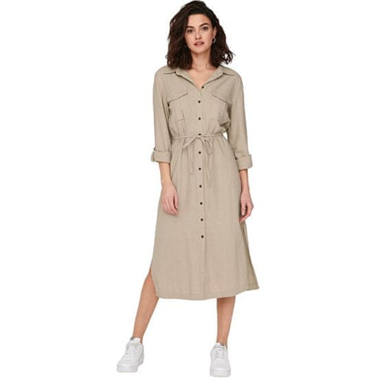 ONLY Dámske šaty ONLCARO Relaxed Fit 15278720 Oxford Tan