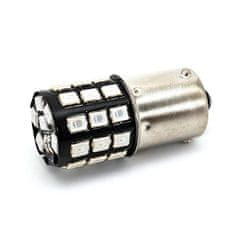 motoLEDy PY21W LED žiarovka BAU15S 12V 1000lm CANBUS ČERVENÁ