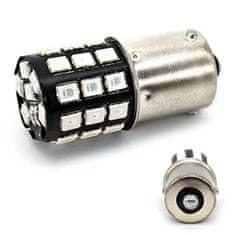 motoLEDy PY21W LED žiarovka BAU15S 12V 1000lm CANBUS ČERVENÁ