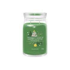 Yankee Candle Aromatická sviečka Signature sklo veľké Shimmering Christmas Tree 567 g