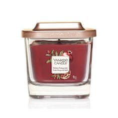 Yankee Candle Aromatická sviečka malá hranatá Holiday Pomegranate 96 g