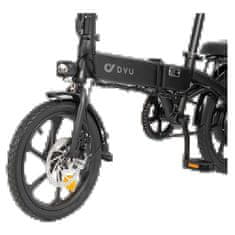 DYU DYU A1F Skladací elektrický bicykel 36V 7.5Ah Mestský elektrický bicykel s LCD displejom