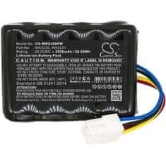 CameronSino Batéria pre Worx WR100, 105, 110, Worx Landroid S300, S450i, S500i, S700i, 2500 mAh, Li-Ion