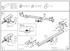 Galia Ťažné zariadenie H0935, HYUNDAI i20, hatchback, 2014-2020 bajonetové prevedenie C