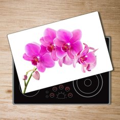 Wallmuralia.sk Doska na krájanie zo skla Růžová orchidea 2x40x52 cm