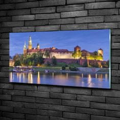 Wallmuralia.sk Fotoobraz na skle Krakov Poľsko 125x50 cm 2 prívesky