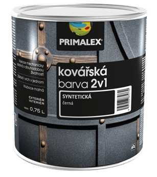 Primalex Kováčska farba 2v1 čierna 0,75 L
