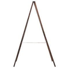 Vidaxl Obojstranná voľne stojaca tabuľa z cédrového dreva 40x60 cm
