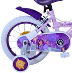 Volare Detský bicykel Disney Wish - Dievčenský - 14 palcový - Fialový - Dve ručné brzdy