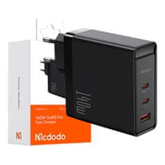 slomart Sieťová nabíjačka GaN 140W Mcdodo CH-2911 2x USB-C, USB-A (čierna)