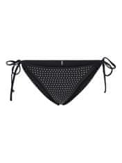 Pieces Dámske plavkové nohavičky Bikini PCALISA 17148238 Black Onyx (Veľkosť L)