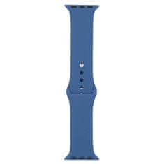 BB-Shop Silikónový remienok pre Apple Watch modrý 1 2 3 4 5 6 7 8 9 SE 38, 40, 41 mm