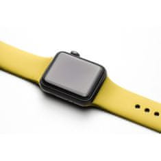 BB-Shop Silikónový remienok pre Apple Watch žltý 1 2 3 4 5 6 7 8 9 SE 42, 44, 45, 49 mm