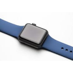 BB-Shop Silikónový remienok pre Apple Watch modrý 1 2 3 4 5 6 7 8 9 SE 38, 40, 41 mm