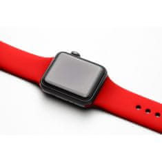 BB-Shop Silikónový remienok pre Apple Watch červený 1 2 3 4 5 6 7 8 9 SE 38, 40, 41 mm