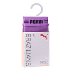 Puma 2PACK dámske brazílske nohavičky fialové (603043001 020) - veľkosť S