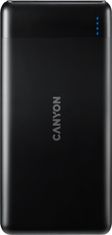 Canyon powerbanka PB-107B, 10000mAh, PD&QC3.0, čierna