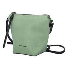 David Jones Dámska kožená crossbody kabelka Lenica, svetlozelená