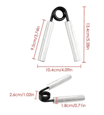 Camerazar Ručný trenažér 45 kg, hliník a železo, rozmery 13,4x10,4x9,5 cm