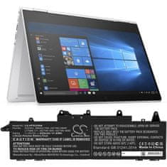 CameronSino Batérie pre HP ProBook x360 435 G7, 3550 mAh, Li-Pol