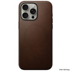 Nomad Modern Leather Case, brown - iPhone 15 Pro Max