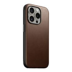 Nomad Modern Leather Case, brown - iPhone 15 Pro