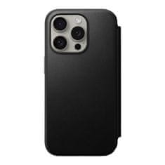 Nomad Modern Leather Folio, black - iPhone 15 Pro